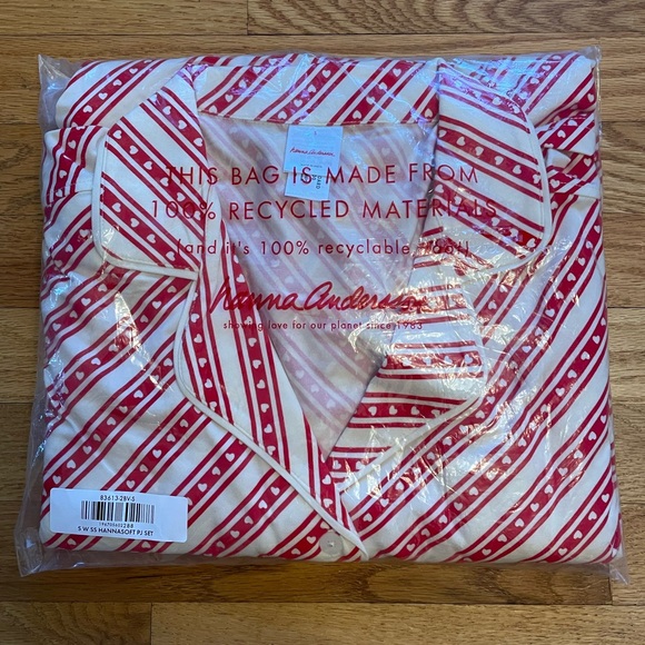 Hanna Andersson Women's Short Sleeve HannaSoft™ Pajama Set - Picture 2 of 7